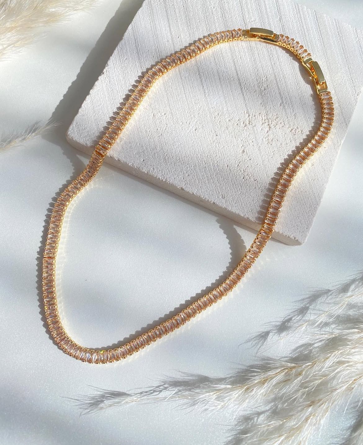 Tennis necklace