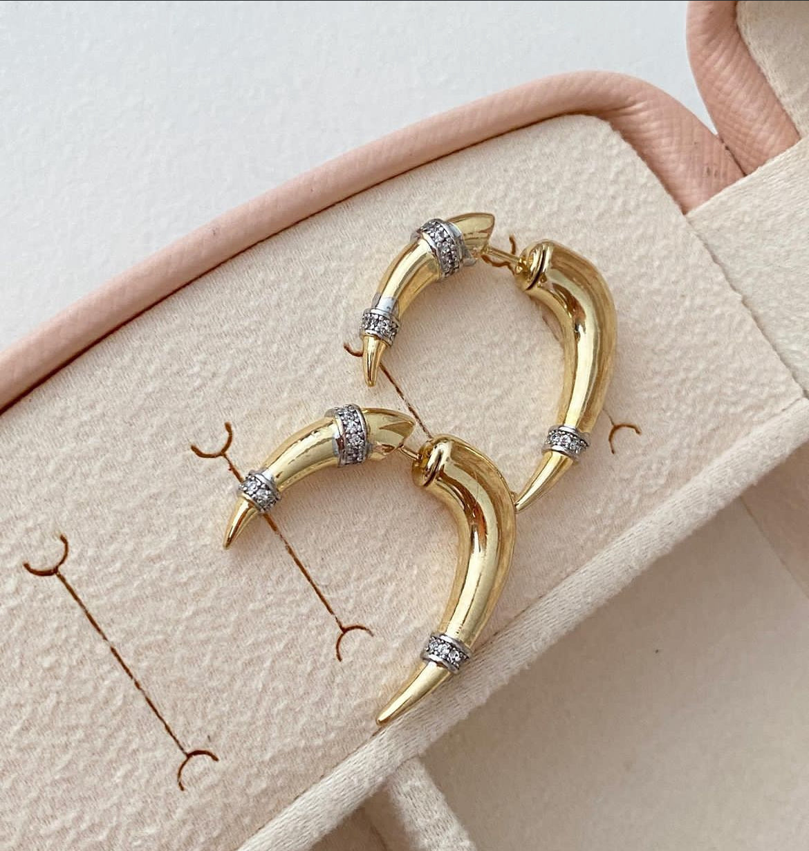 Double side earrings