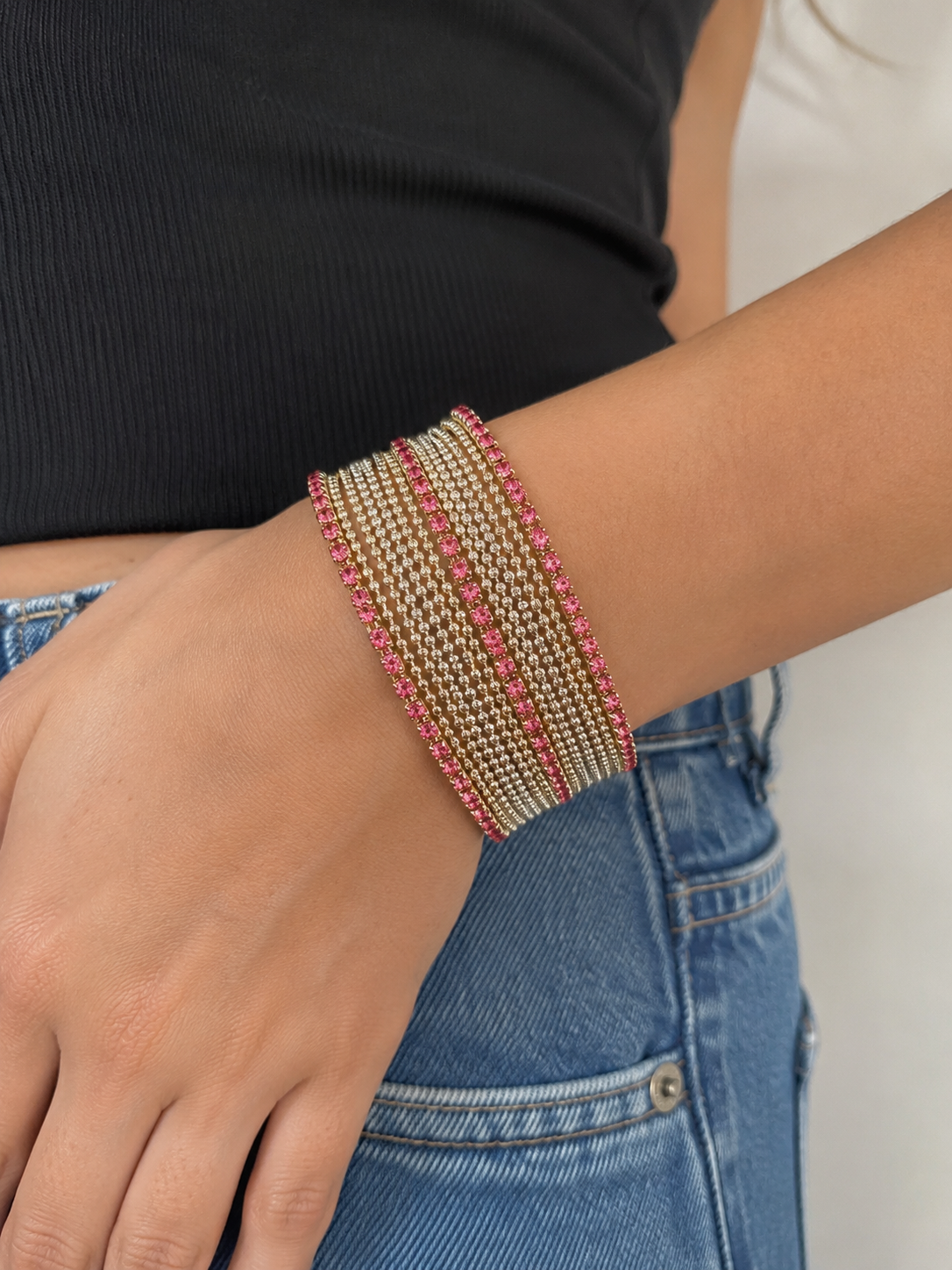 Ruby gleam bracelet