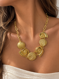 Sea treasure statement necklace