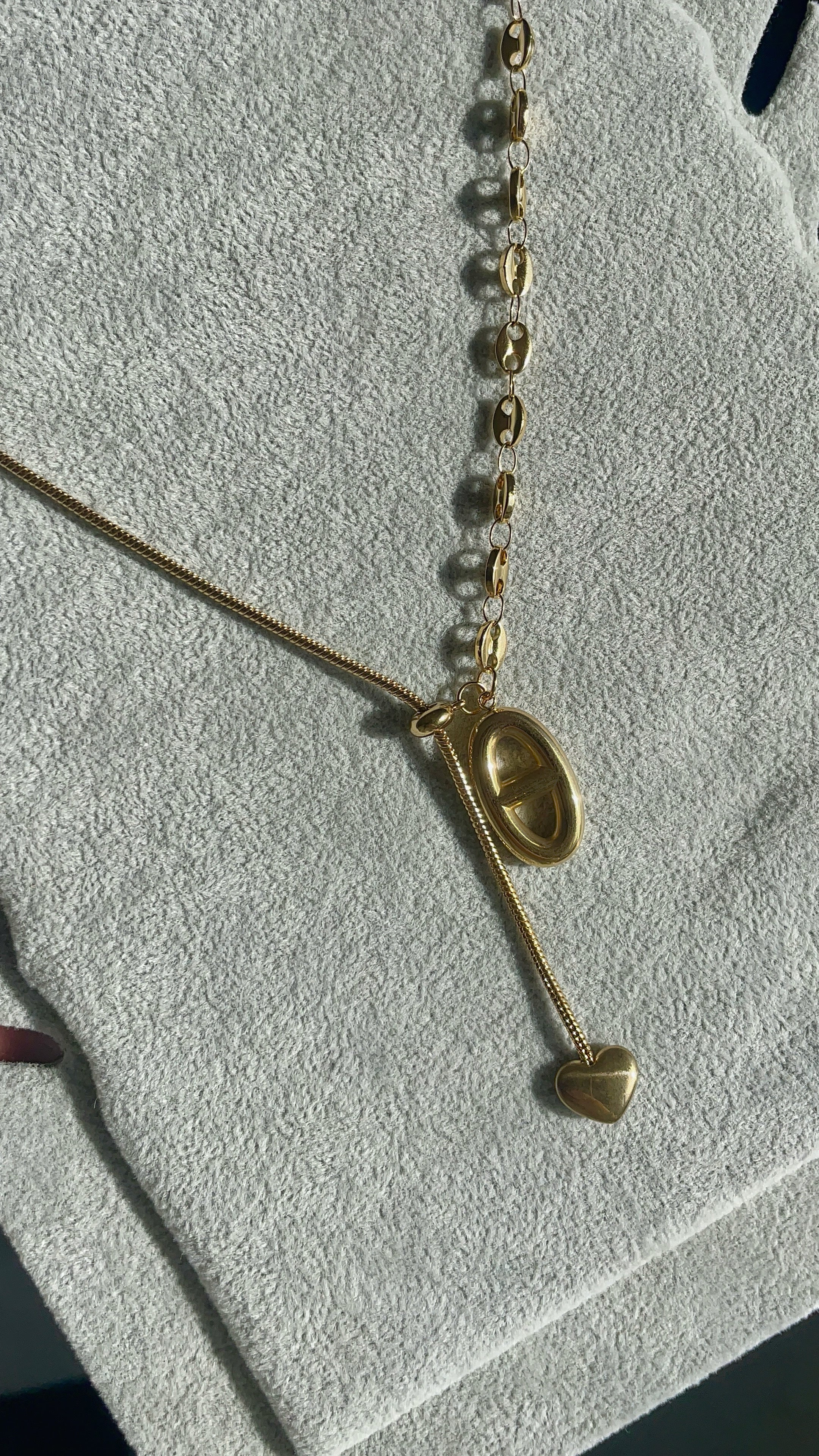 Chaîne d’ancre motif necklace