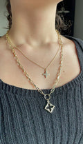 Layered harmony chain pendant