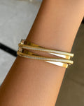 Wire-wrapped bangle