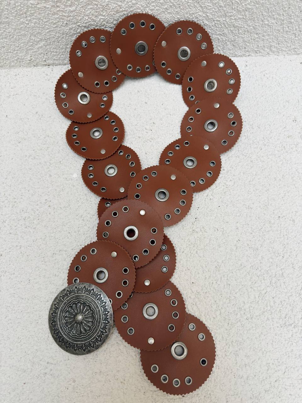 Engraved Concho Belt