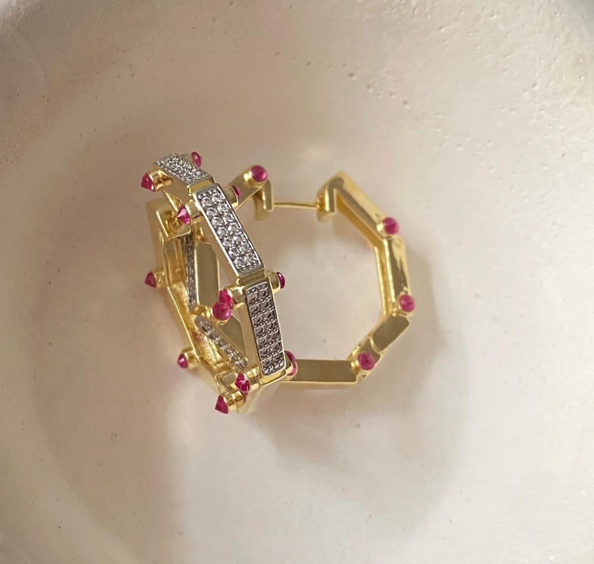 Carla crown earrings