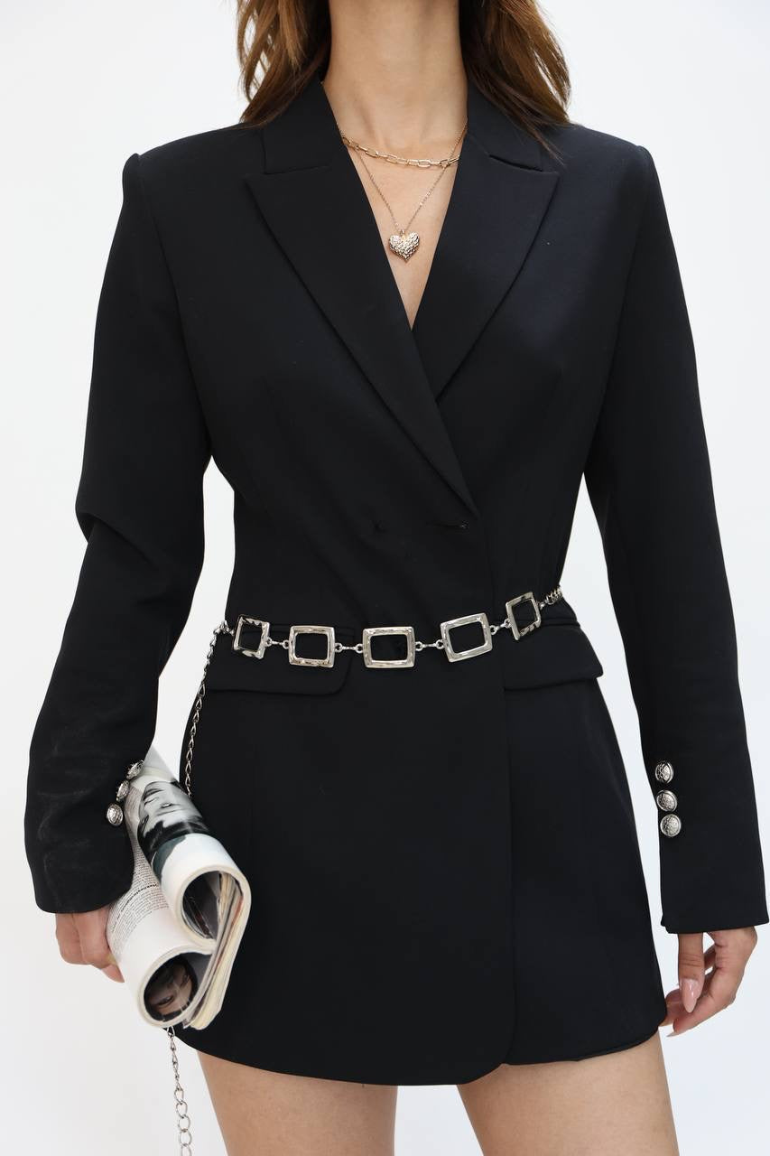 Rectangular shape chain belt