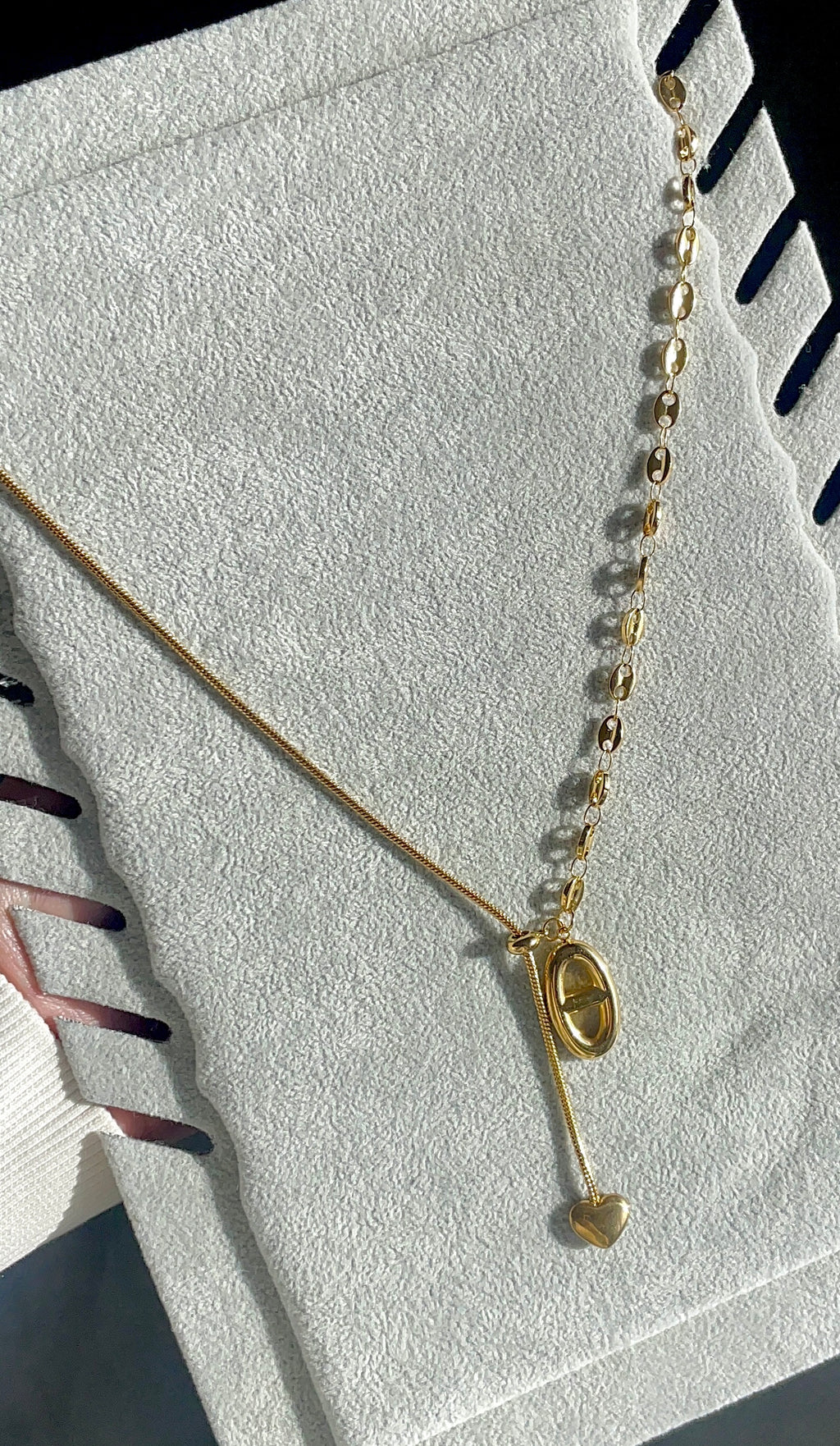 Chaîne d’ancre motif necklace