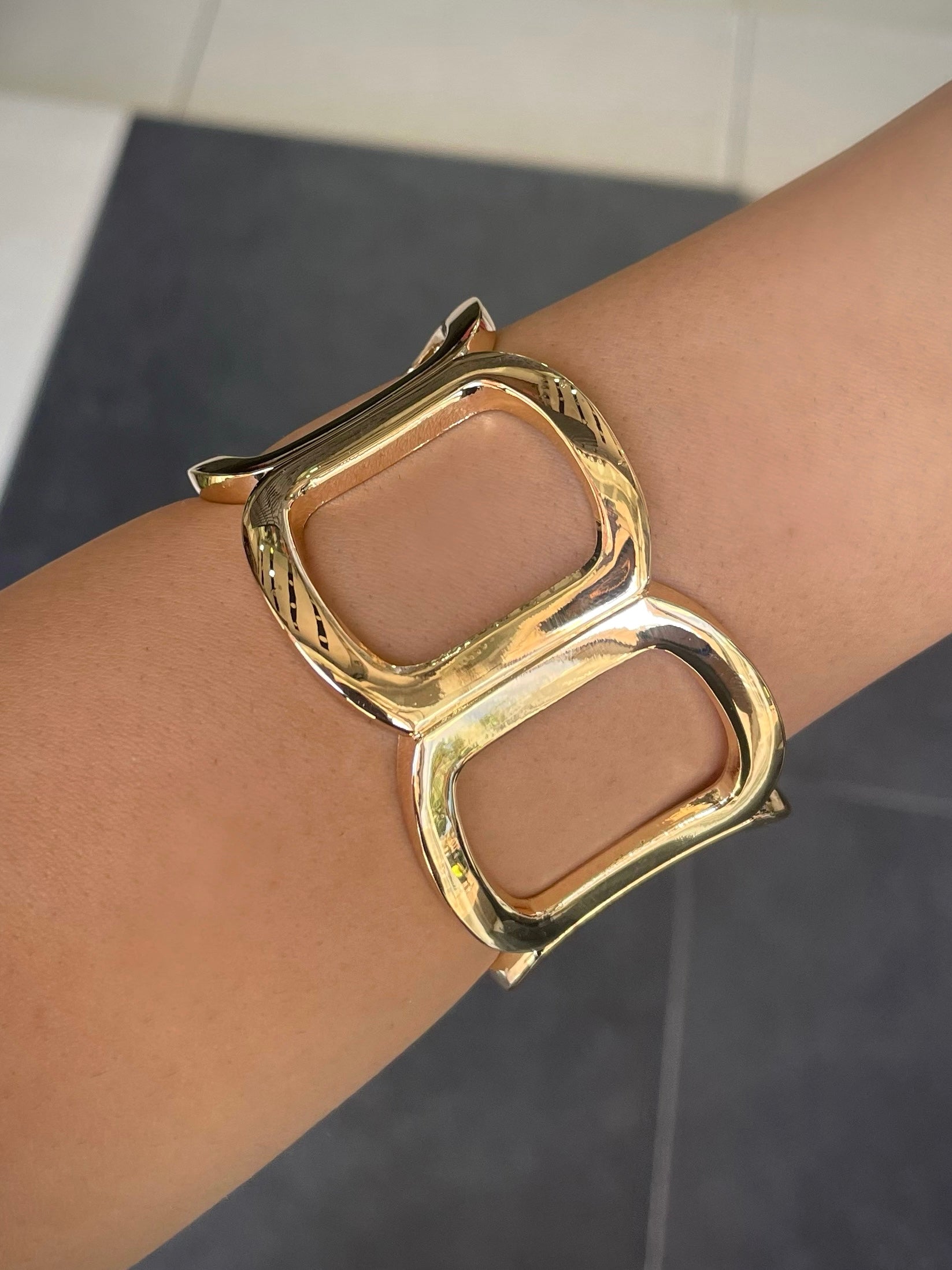 Honeycomb bangle