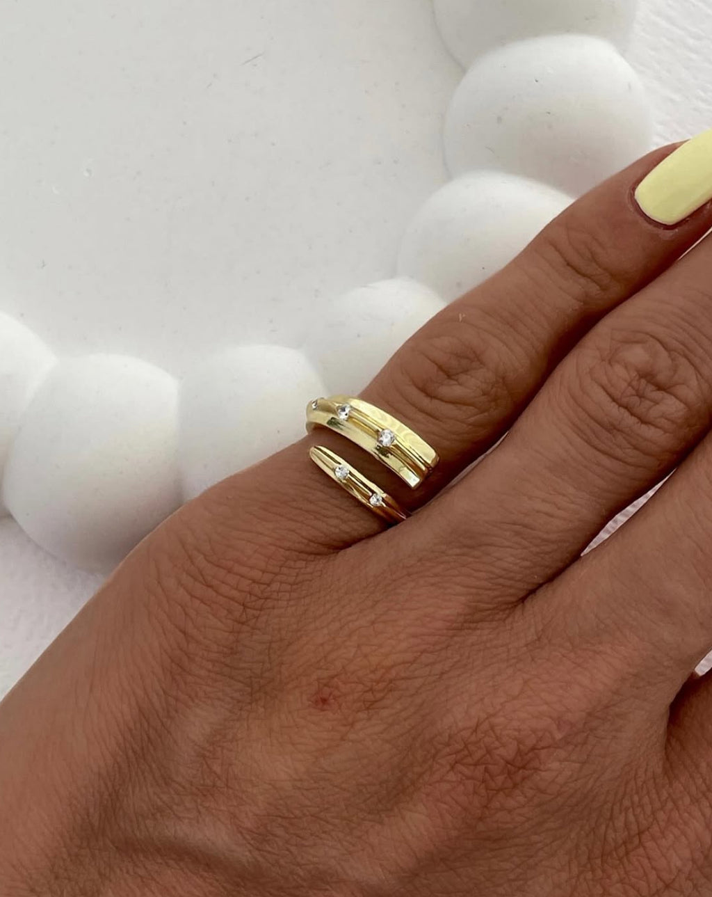 Shooting star ring
