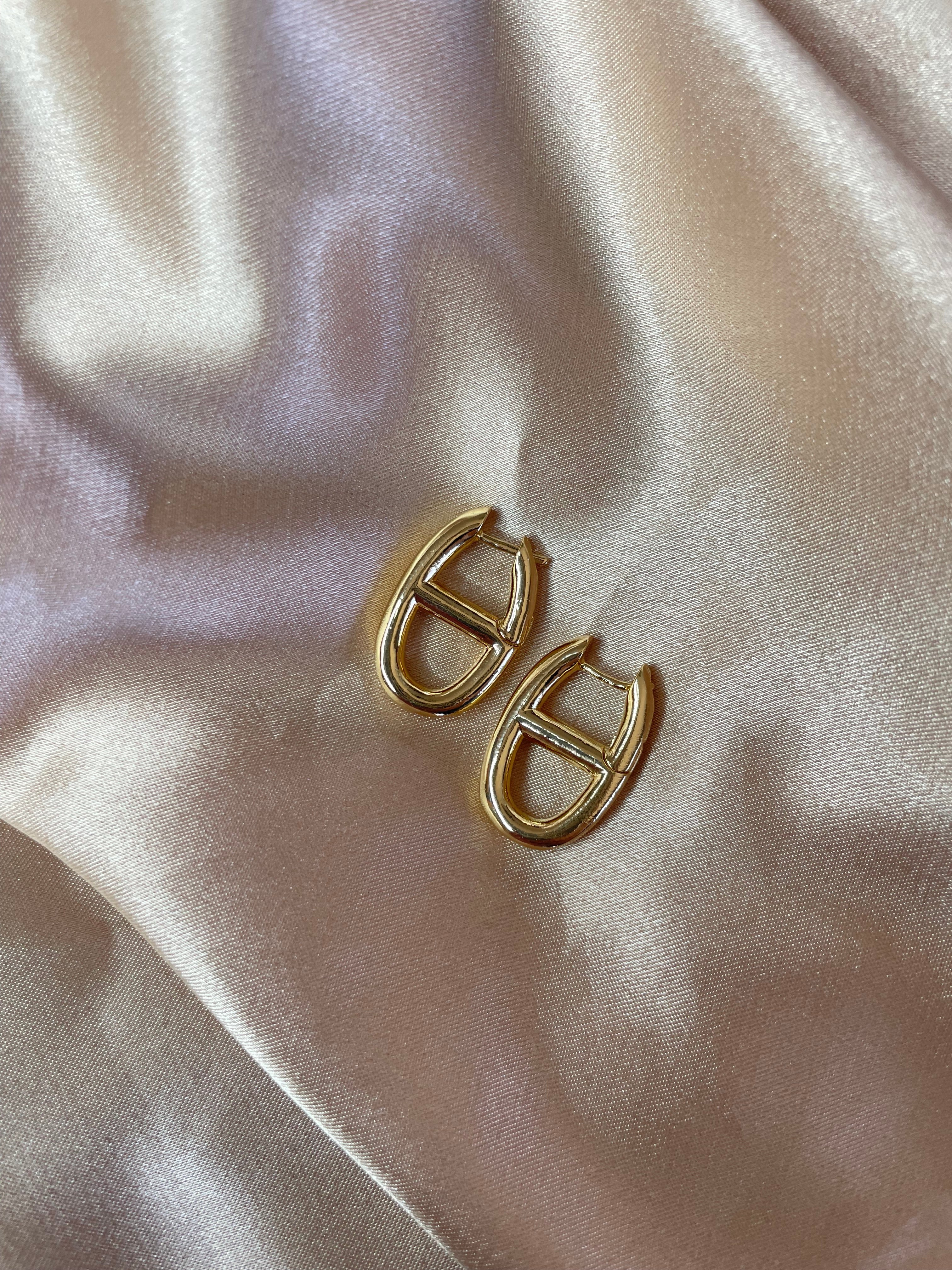 Single Chaîne d’Ancre earrings