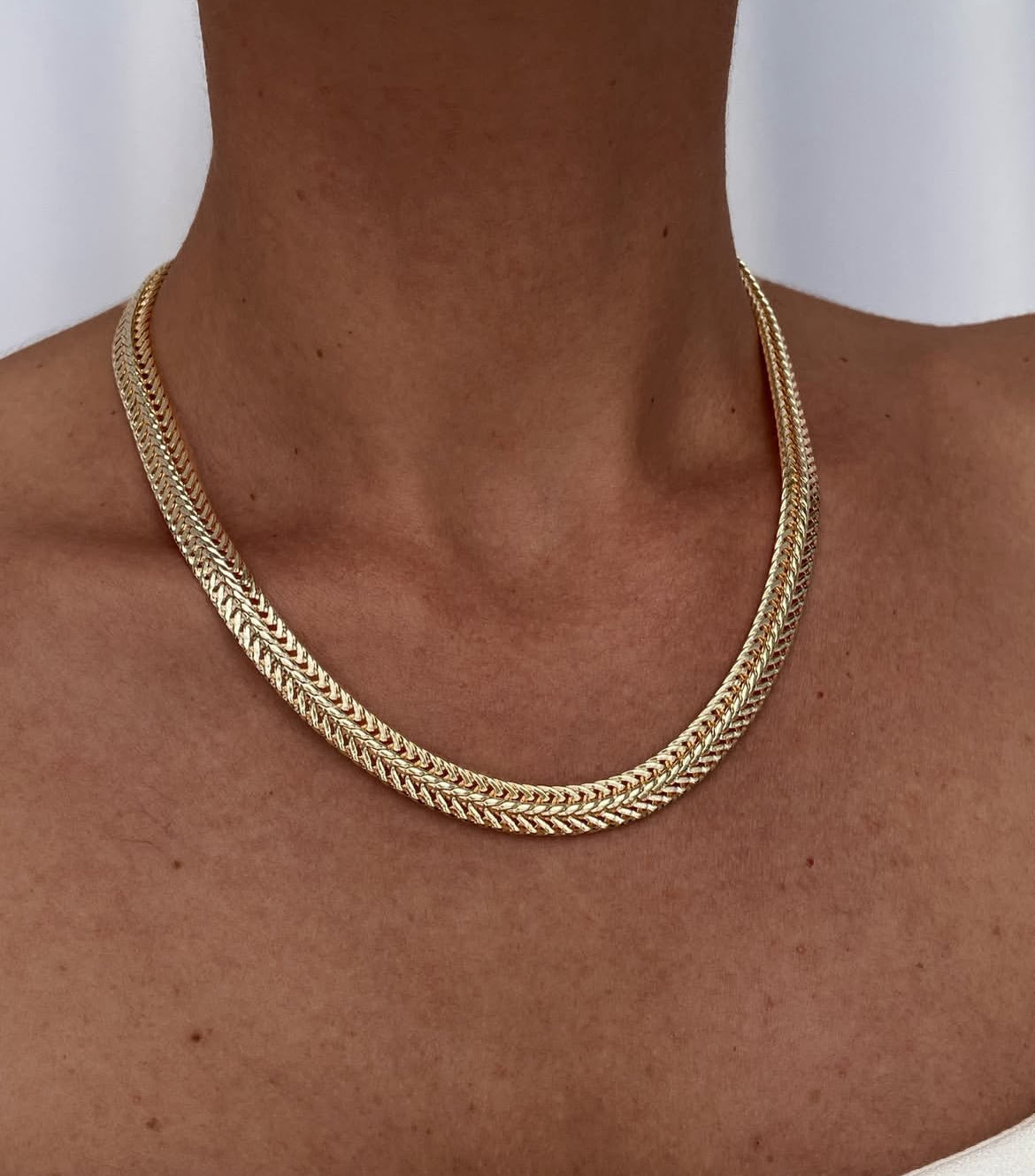 Silk weave necklace