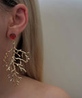 Coral Bloom Earrings